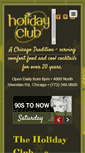 Mobile Screenshot of holidayclubchicago.com